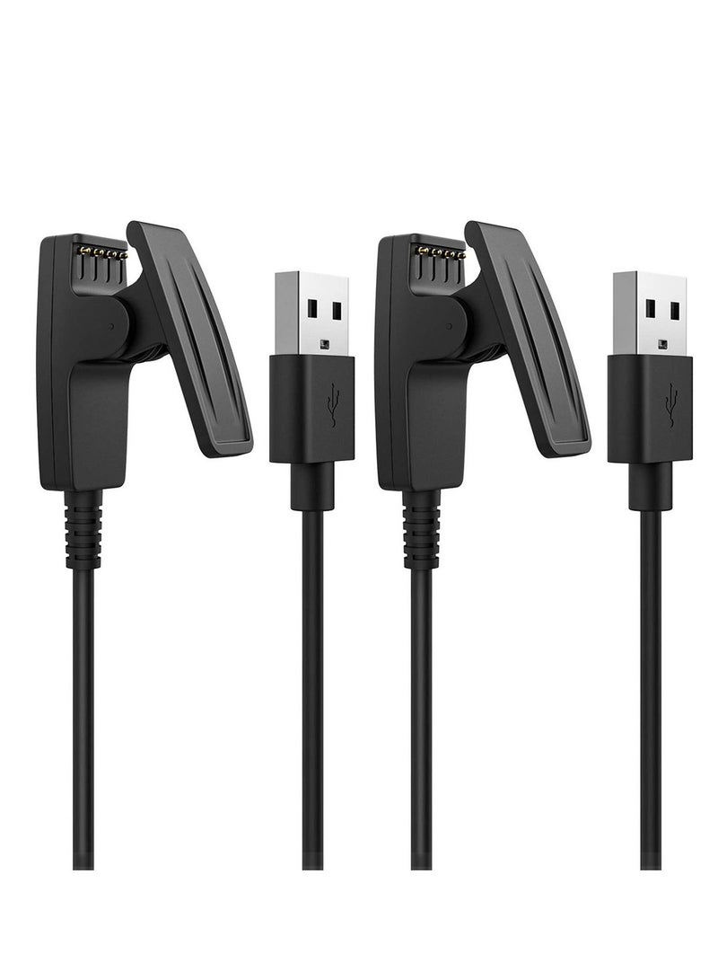 Charger for Garmin Forerunner 235/35/ 35J/ 64/230/ 630/645/ 645 Music/ 735XT/ Vivomove HR/Approach S20/ G10/ Lily Watches ，Smart Watch Replacement Charging Clip Sync Data Cable - Image 1
