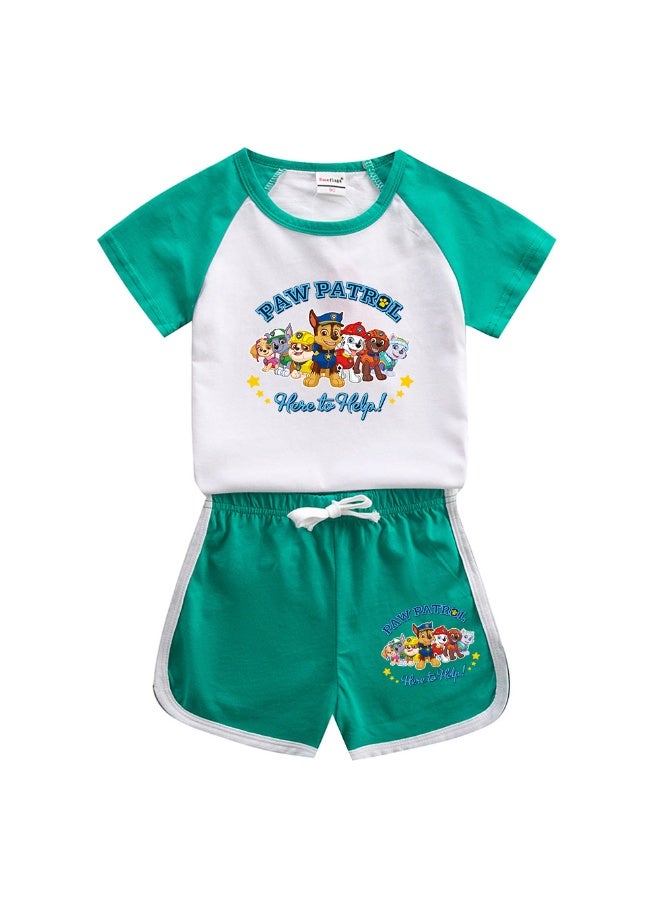 KUYING New Wang Wang Team Children's Casual Fashionable Two-Piece Set