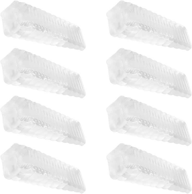 klarako 8pcs Silicone Door Stop Washer Door Stopper Front Load Flexible Door Holder Door Stops for Bottom of Door Transparent Door Stopper Door Plug Clear Bumpers Steel Child PVC Jammer - Image 1