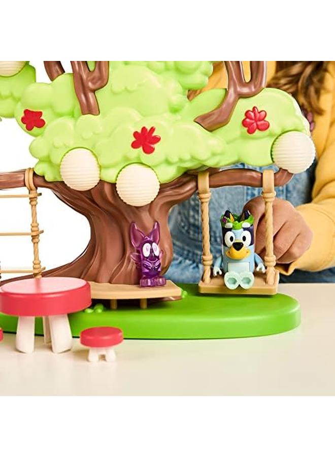 BLUEY Tree Playset With Secret Hideaway Flower Crown And Fairy Figures Accessories Green 28.19 X 27.51 2.79 Cm Medium 17529 - Image 3