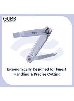 GUBB Toe Nail Clipper For Men & Women | Stainless Steel Nail Cutter - Smooth Curvy Edges To Fit In The Natural Curves Of Your Nails - Rust Resistant, Sharp Blades, Durable & Sturdy  - Image 3