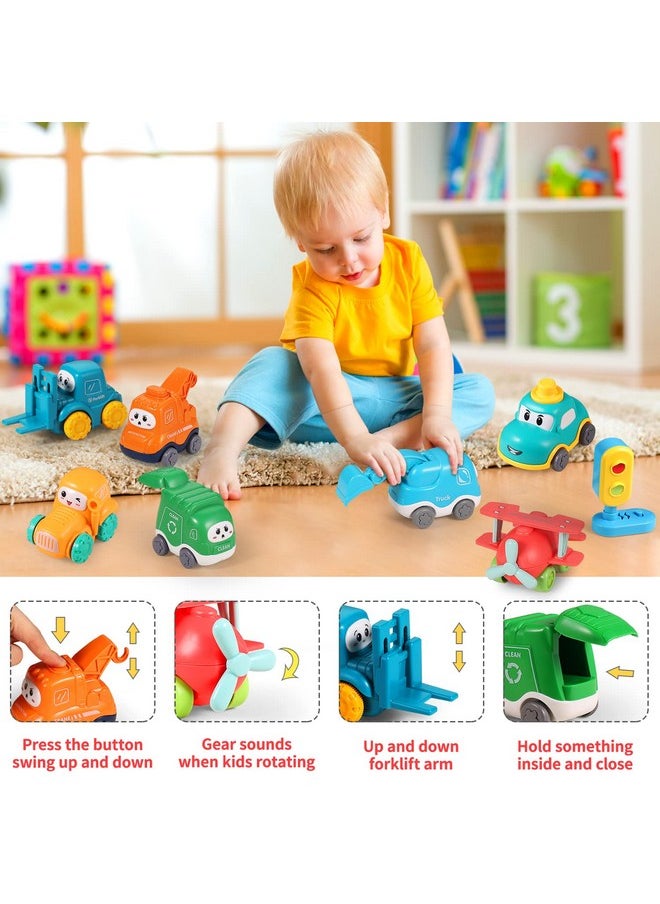 ALASOU ALASOU Baby Cartoon Car Toys with Playmat/Storage Bag|1st Birthday Gifts for Toddler Age 1-2|Baby Toys for 1 2 3 Year Old Boy|1 2 Year Old Boy Gift for Infant 12-18 Month  - Image 5