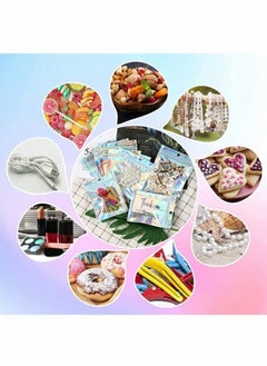 KASTWAVE 1120pcs Thank Cards Small Business Set, Thank You for Supporting Cards, Rainbow Holographic Sliver Thank You For Supporting My Small Business Gratitude Card for Business Owners Sellers  - Image 2