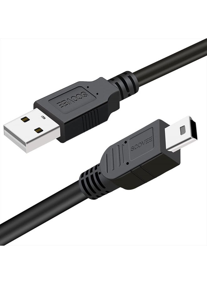SCOVEE Camera USB Cable Cord for Canon Rebel/PowerShot/EOS/DSLR/ELPH Digital Cameras,SCOVEE Transfer Wire Data Cable for Canon Rebel Camcorder,Vixia PC Computer Interface Charger Replacement 6FT Long  - Image 1