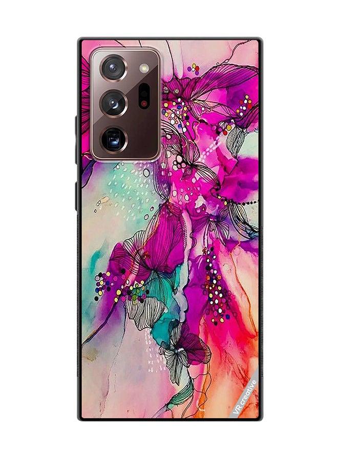 VR CREATIVE غطاء حماية واقٍ لهاتف سامسونج جالاكسي نوت 20 الترا 5G بتصميم لوحة جمالية متعدد الألوان - Image 1