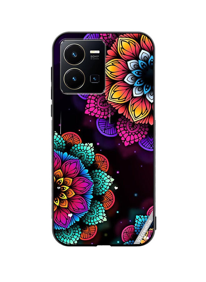 VR CREATIVE Protective Case Cover For Vivo Y35 Flowers Design Multicolour