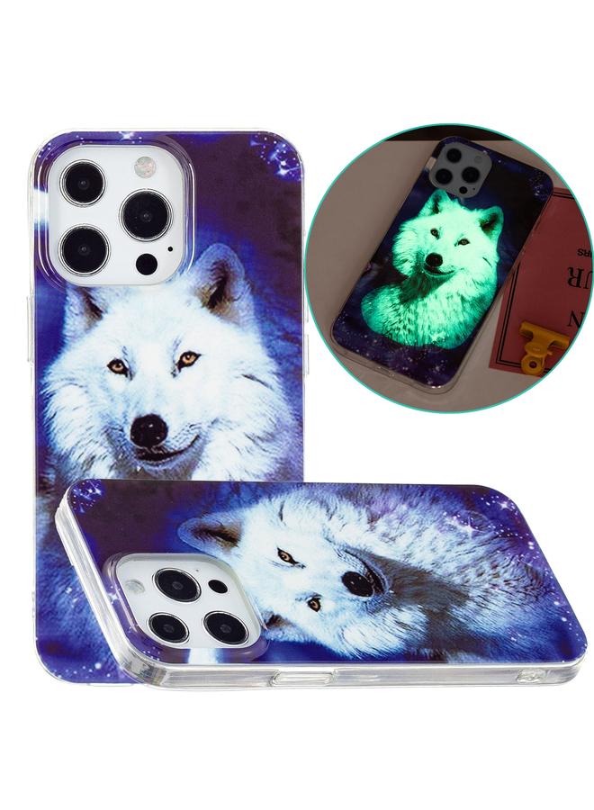 S-TOP Case For iPhone 14 Pro Max Luminous TPU Soft Phone Case - Image 1