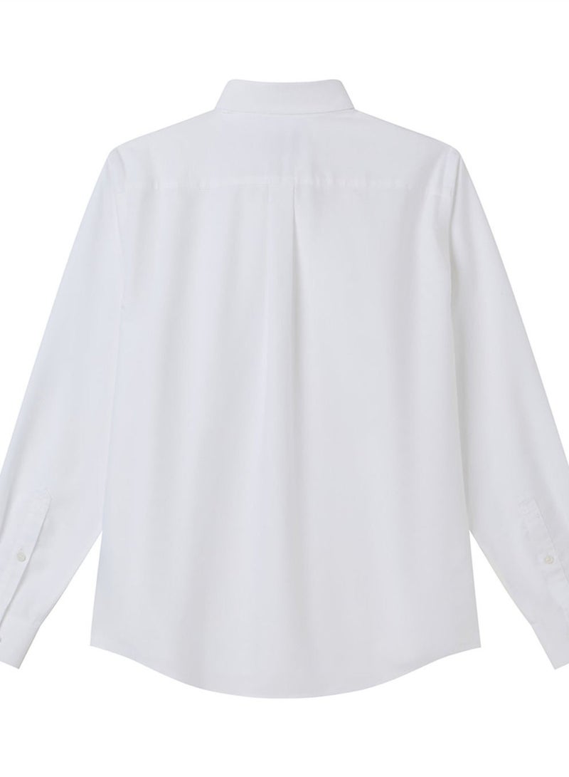 GIORDANO Men’s Cotton Long-Sleeve Wrinkle-Free Shirt - Image 4
