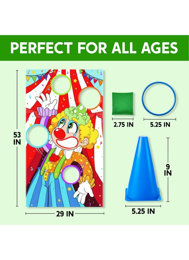 JOYIN JOYIN 31PCS 3 in 1 Carnival Games, Easter Ring Toss Yard Set, Bean Bags, Cones - Outdoor Toys for Toddlers & Kids, Children's Indoor Play, Family Fun, Kids Party Cornhole Set, Lawn Games  - Image 5
