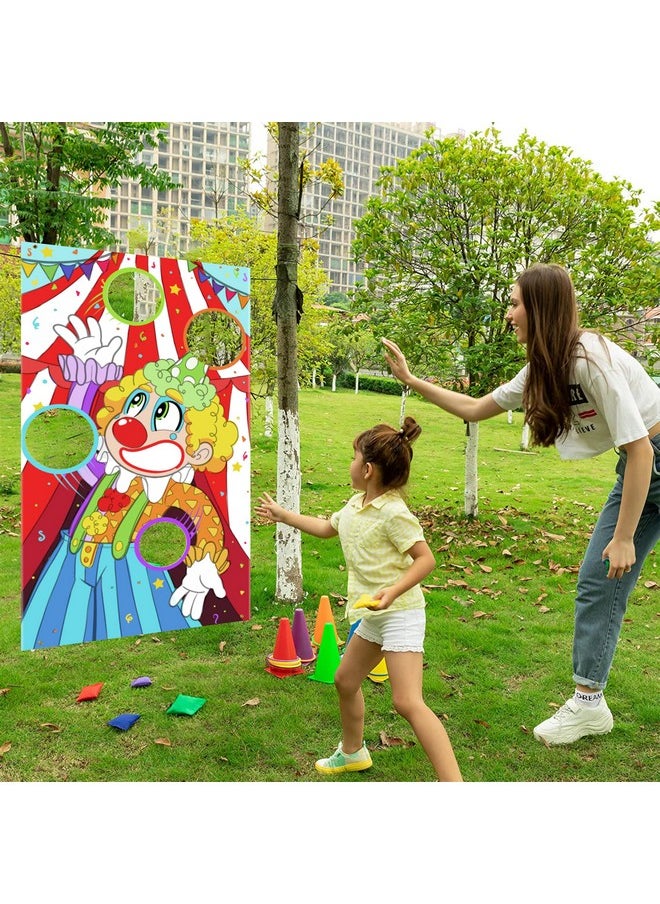 JOYIN JOYIN 31PCS 3 in 1 Carnival Games, Easter Ring Toss Yard Set, Bean Bags, Cones - Outdoor Toys for Toddlers & Kids, Children's Indoor Play, Family Fun, Kids Party Cornhole Set, Lawn Games  - Image 3