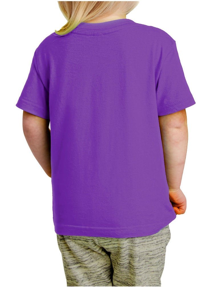 PRINTSHOP4ME Printshop4me Kids Round Neck Girls T Shirt 170 GSM Pure Cotton Basic Colors  - Image 2
