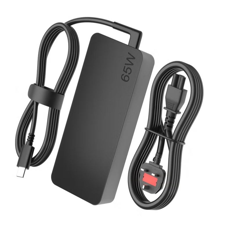 65W 45W USB-C Laptop Charger Compatible with Lenovo ThinkPad T480 T570 E490 E580 T14 T15 Chromebook 300e 500e Yoga C930 HP Elitebook 1030 1040 Zbook 14u 15u Dell ASUS Acer Power Adapter