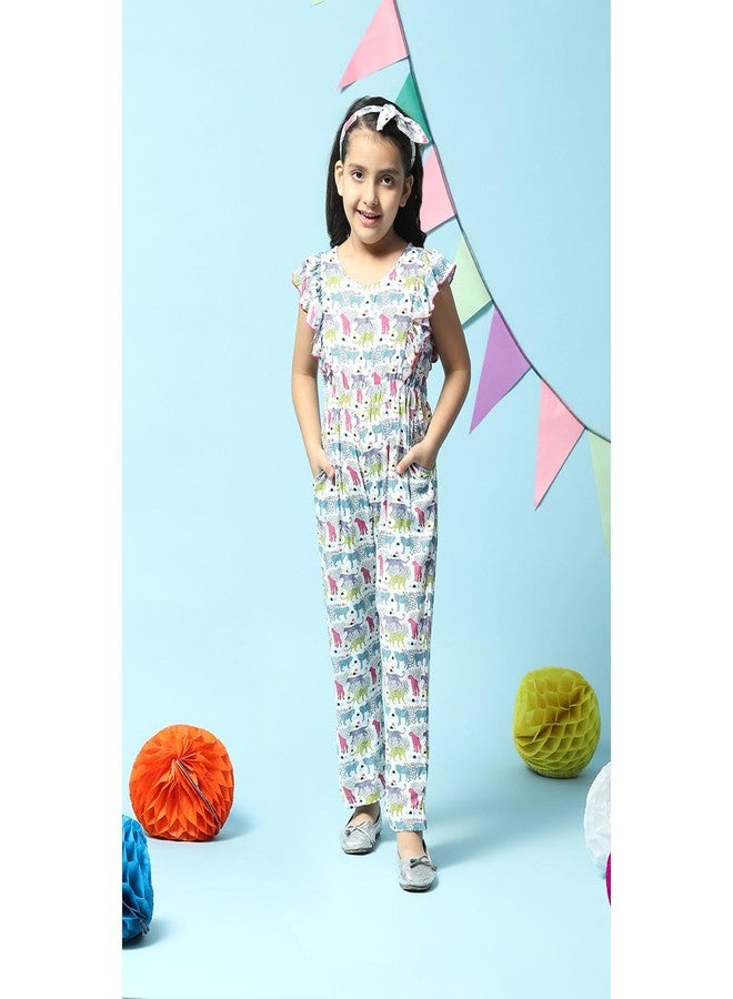 BIBA GIRL PRINTED KID(KW5177_WHITE_5) - Image 2