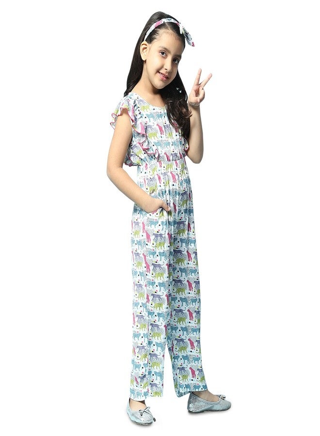 BIBA GIRL PRINTED KID(KW5177_WHITE_5) - Image 4
