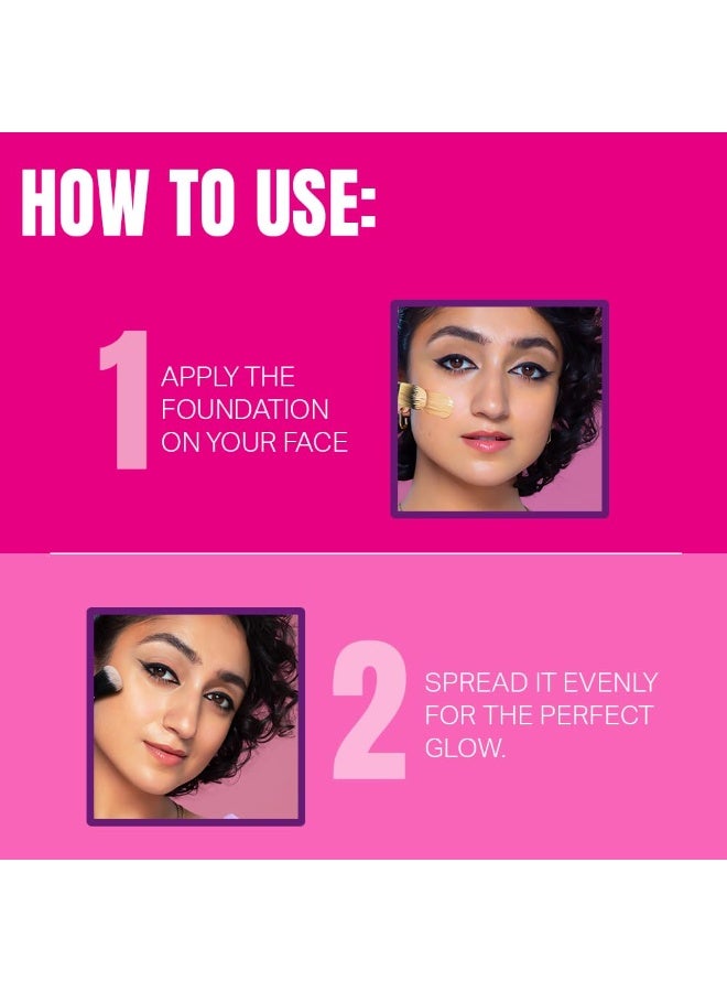 Elle 18 Full Coverage Radiant Liquid For All Skin Lasting Glow Foundation|| 01 Pearl|| 27 Ml - Image 4