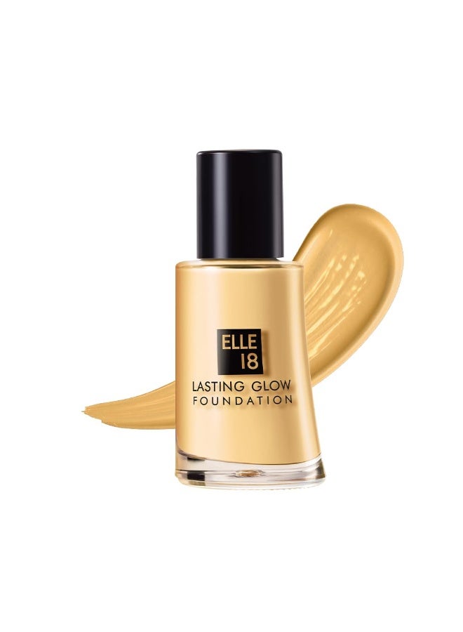 Elle 18 Full Coverage Radiant Liquid For All Skin Lasting Glow Foundation|| 01 Pearl|| 27 Ml - Image 1