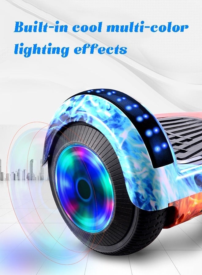 Arabest Kid Smart Scooter - Hoverboard - Two-Wheel Self Balancing - Electric Scooter with Light and Bluetooth Speaker - 7 inch - Children Gift - Sport Toy - Image 4