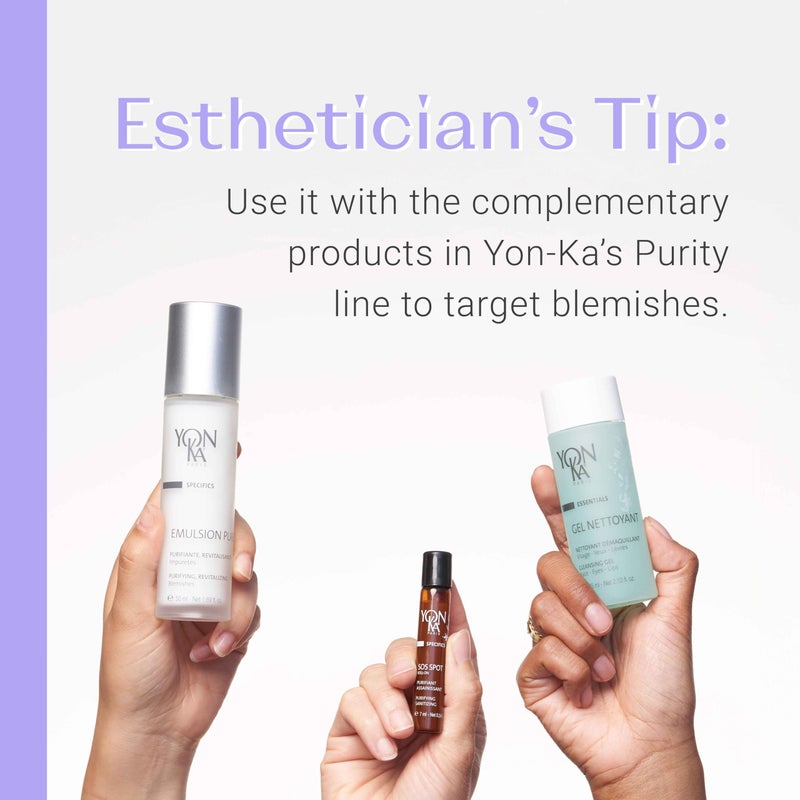 Yonka Specifics Emulsion Pure Purifiante & Regenerante, Purifying and Regenerating Emulsion (1.7 Ounce / 50 Milliliter) - Face Treatment for Acne-Prone Skin Types - Image 2