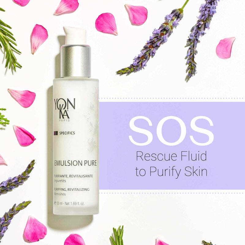 Yonka Specifics Emulsion Pure Purifiante & Regenerante, Purifying and Regenerating Emulsion (1.7 Ounce / 50 Milliliter) - Face Treatment for Acne-Prone Skin Types - Image 5