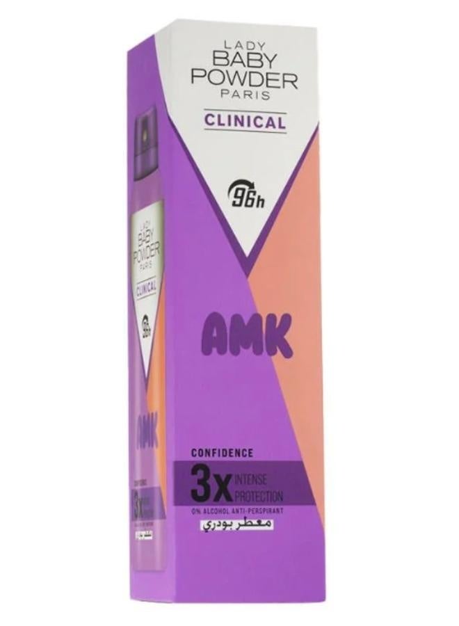 AMK Lady Baby Powder AMK Clinical Powdery Scent - 150 ml  - Image 1