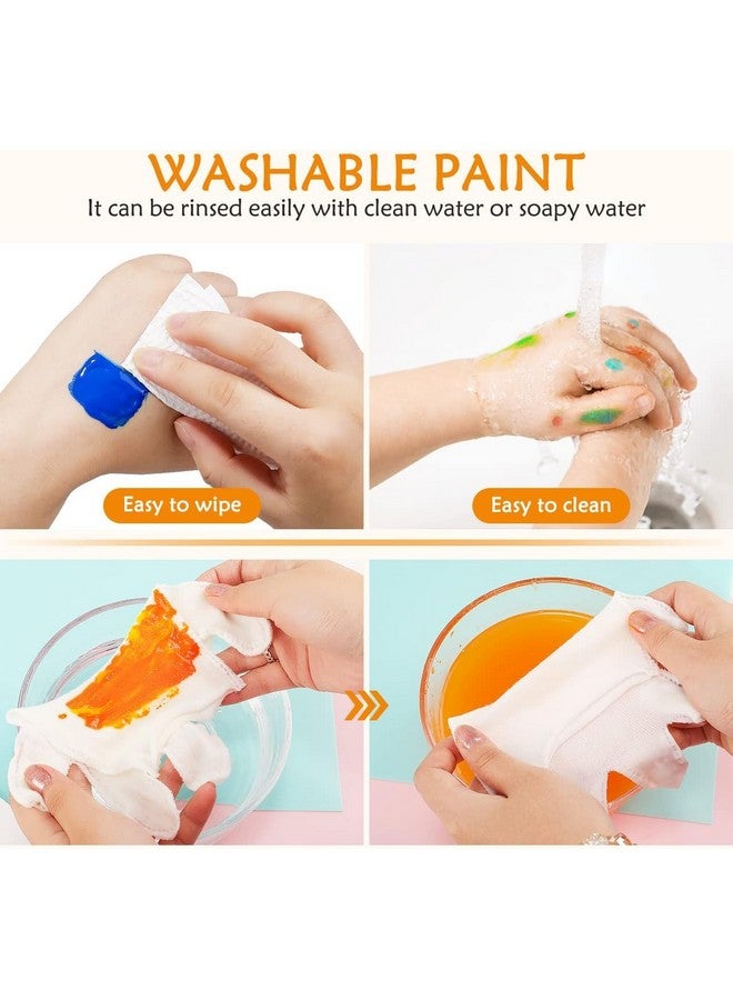 FunBlast Finger Painting Kit, 6 Colors DIY Coloring Hand Paint for Art and Craft Work, Finger Paints for 3+ Year Kids, Finger Paint Kit, Washable Paints for Kids, Return Gifts for Kids - Image 3