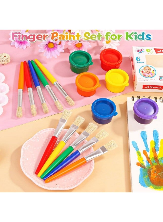 FunBlast Finger Painting Kit, 6 Colors DIY Coloring Hand Paint for Art and Craft Work, Finger Paints for 3+ Year Kids, Finger Paint Kit, Washable Paints for Kids, Return Gifts for Kids - Image 5