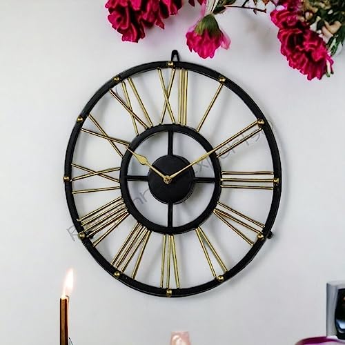 Vintage Clock Vintage Handicraft Iron Decorative Art Ware/Handcrafted Decorative Wall Art Clock/VC-9106-15 - Image 3