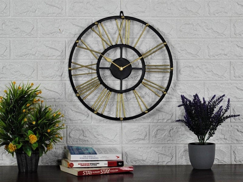Vintage Clock Vintage Handicraft Iron Decorative Art Ware/Handcrafted Decorative Wall Art Clock/VC-9106-15 - Image 5