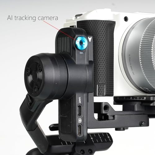 FeiyuTech SCORP MINI 3 Combo AI Tracking Camera Gimbal,All-in-One 3-Axis Stabilizer with Vertical Shooting,Bluetooth&Cable Control,Max 4.41 lbs,for Sony Canon Nikon Panasonic DJI GoPro iPhone - Image 5