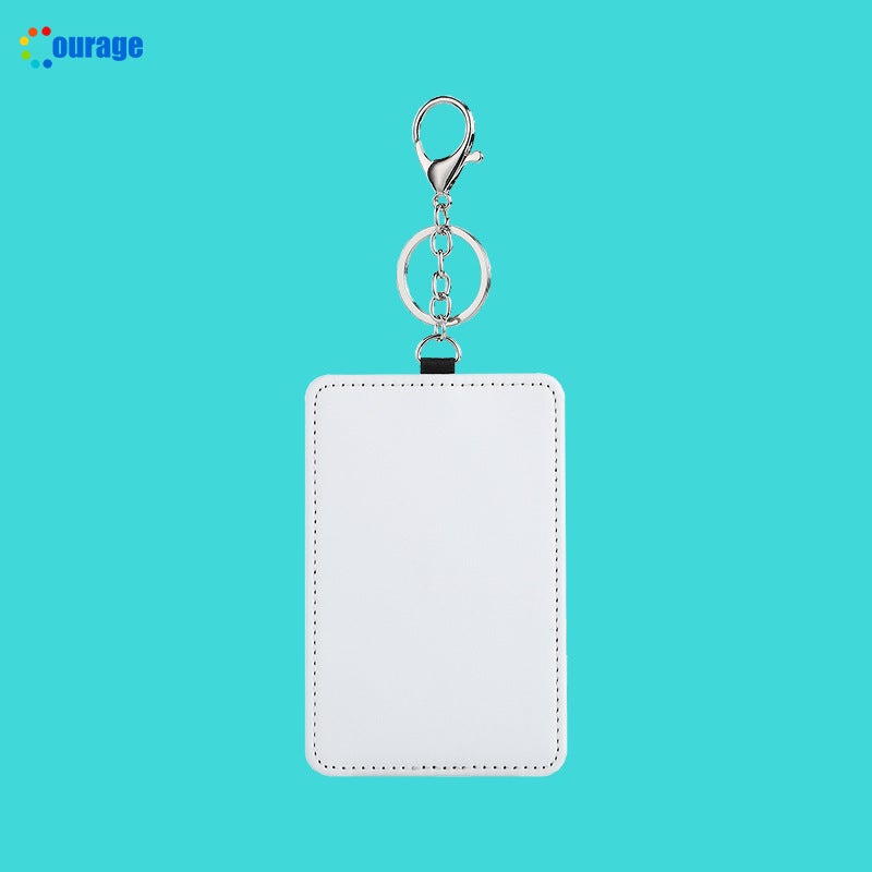 Spot Sublimation Portable Traffic Card Set Work Card Set Printable Card Set Card Set Keychain - Image 1