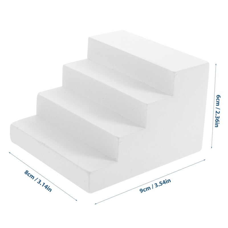 Miniature Gypsum Ladder Photography Prop for Dollhouse Decor and Creative Styling - Image 3