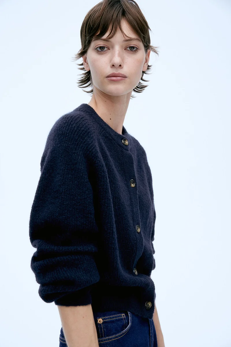 اتش اند ام Rib-knit cardigan