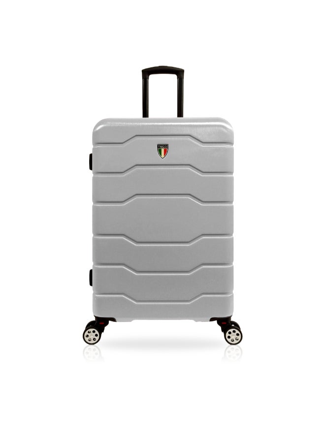 توتشي كامينو سبينر طقم حقائب سفر بغلاف صلب وعجلات دوارة 3 قطع فضي 84 x 35 x 55 سم T0126 SILVER - Image 2