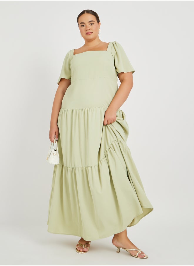 Styli Tiered Maxi Dress  - Image 1