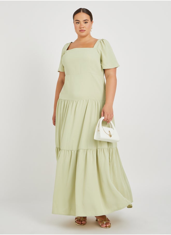 Styli Tiered Maxi Dress  - Image 2
