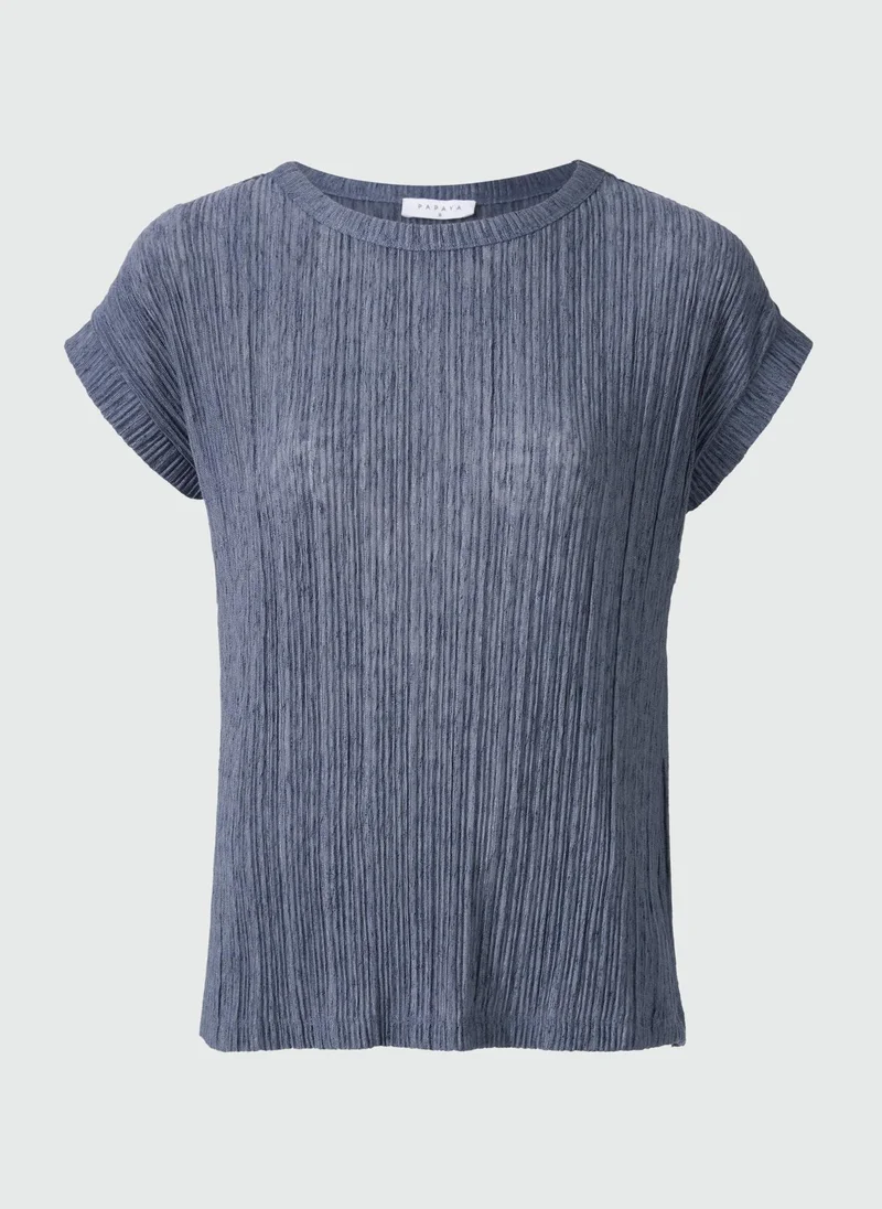 Matalan Slate Textured T-Shirt