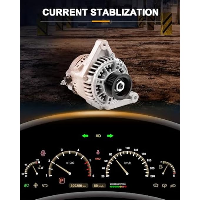 ROADFAR New Alternator Compatible for Chevrolet for Prizm 1998 1999 2000 2001 2002,for Toyota for Corolla 1998-2002, Replace 13756 - Image 5