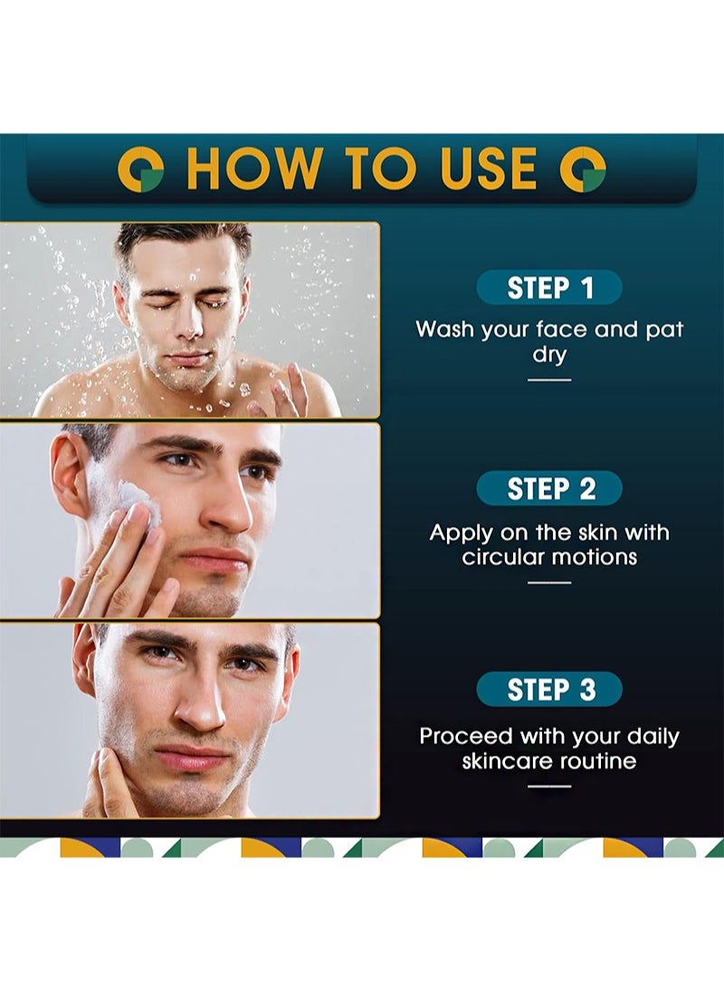 AFCARE Mens Face Moisturizer Anti-Aging with Hyaluronic Acid - Visibly Smooths and Moisturizes With Collagen，Men's Face Cream Moisturizer Easy To Use And All-Natural 50ml  - Image 5