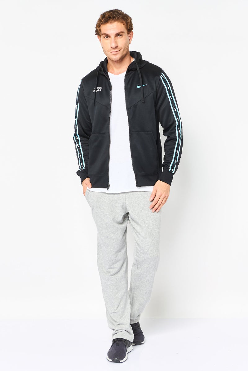 Nike Men Sportswear Fit Long Sleeve Training Hooded Sweatshirt, Black - Image 4