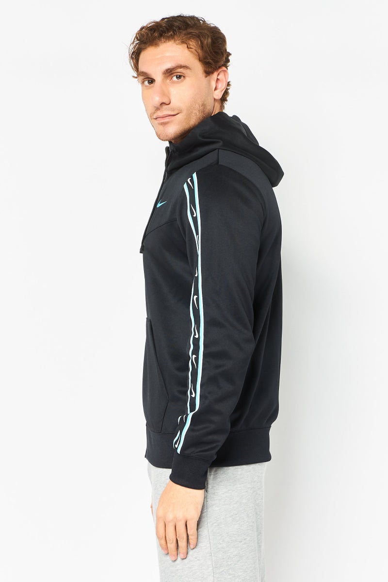 Nike Men Sportswear Fit Long Sleeve Training Hooded Sweatshirt, Black - Image 3