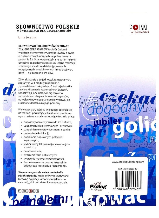 Slownictwo Polskie w Cwiczeniach dla Obcokrajowcow  - Image 1