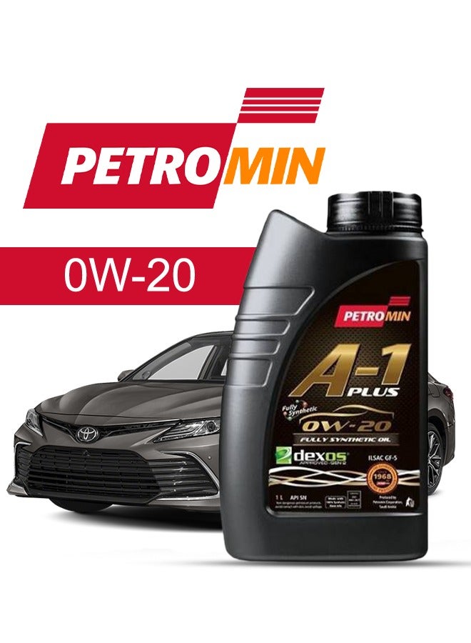Petromin Engine Oil – For TOYOTA Camry V4 2024 - 2009, 5 Liter,  0w20 Petromin - With Engine Oil Filter - 2009 2010 2011 2012 2013 2014 2015 2016 2017 2018 2019 2020 2021 2022 2023 2024