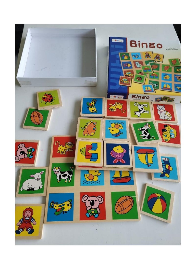 Bingo Wooden Bingo matching game  - Image 3