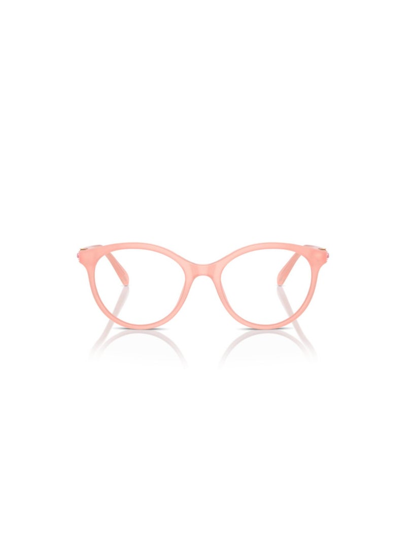 SWAROVSKI Swarovski Woman Round  Eyeglasses- Sk 2019 - Lense Size:50Mm - Opal Pink - Image 4