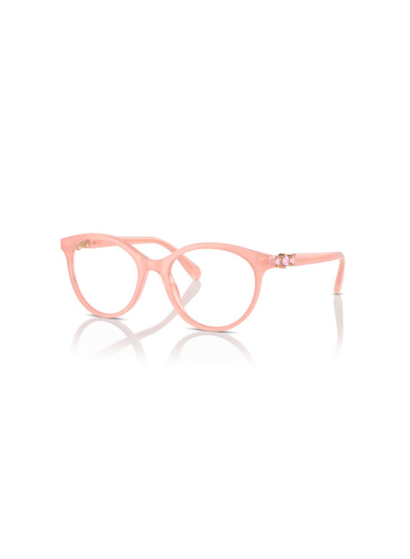 SWAROVSKI Swarovski Woman Round  Eyeglasses- Sk 2019 - Lense Size:50Mm - Opal Pink - Image 1