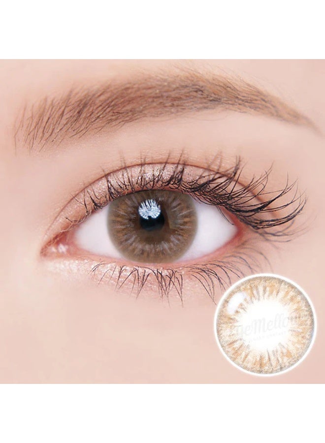 أو.بي كير عدسات لاصقة ملونة Hazel 15، عدسات لاصقة تجميلية للجنسين، عدسات طبيعية عصرية، عدسات ناعمة بنسبة 42% ضد الماء - Image 1