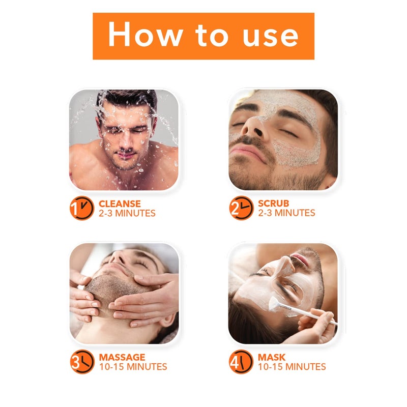 O3 Caffeinated DTan Facial Kit O3 Brightening and Whitening Face Wash 50g Combo - Image 4