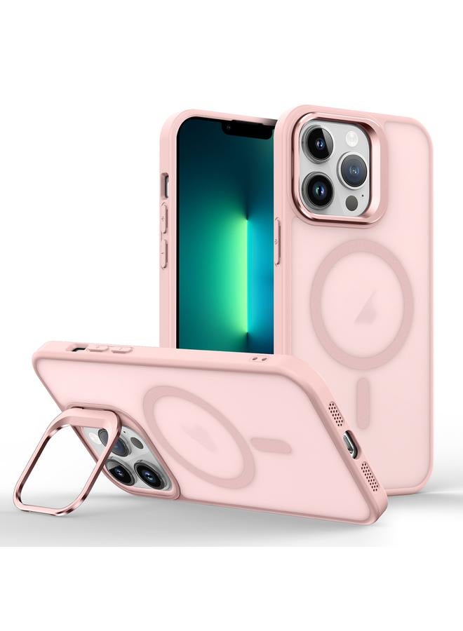 Zaboon Case For iPhone 13 Pro Max Skin Feel Lens Holder Magsafe Phone Case - Image 1