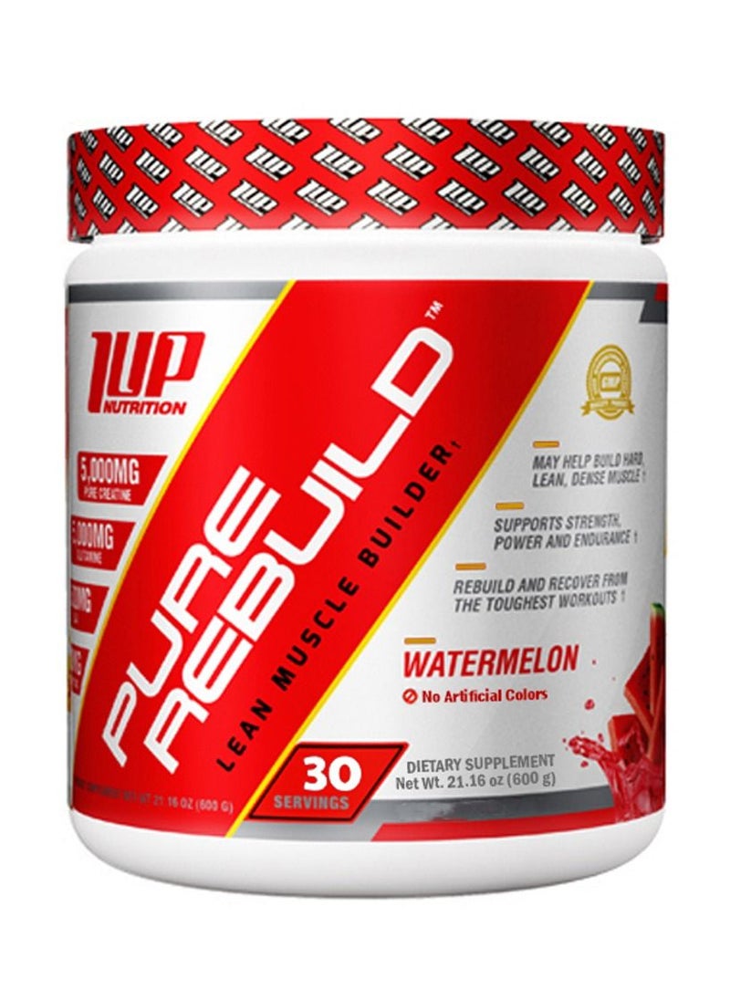 1UP NUTRITION - Pure Rebuild lean muscle builder - Watermelon - (600 g) - Image 1