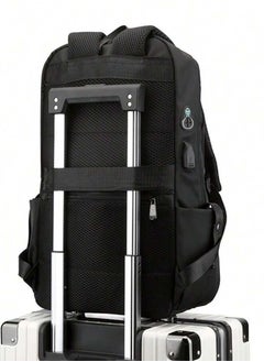 flâneur Flaneur Backpack with Multiple Pockets - Lightweight Daypack for Men u0026 Women, Schoolbag for Students, Bookbag, Multi-Compartment, Comfortable Straps, Fashionable Design, Prfect for Travel and Sp  - Image 4
